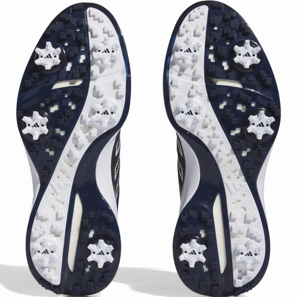 adidas ZG23 Vent Spiked Shoes - Collegiate Navy/White Performance Golf Footwear