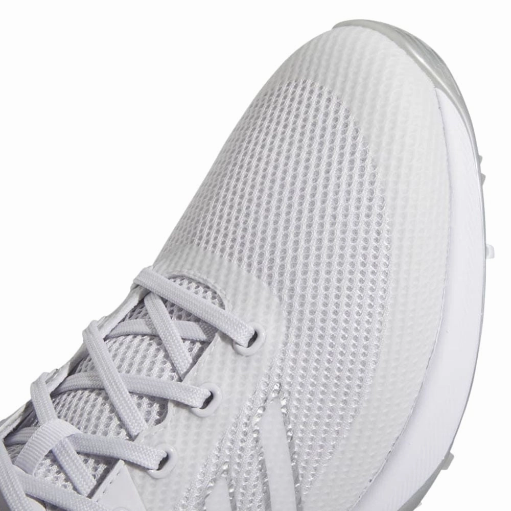 adidas ZG23 Vent Spiked Shoes - Dash Grey/White/Silver Met. Performance Golf Footwear