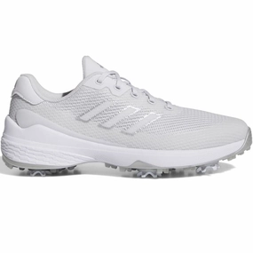 adidas ZG23 Vent Spiked Shoes - Dash Grey/White/Silver Met. Adidas golf footwear options