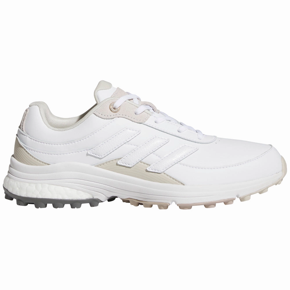 adidas Zoysia Spikeless Waterproof Ladies Shoes - White/White/Alumina Adidas golf footwear options
