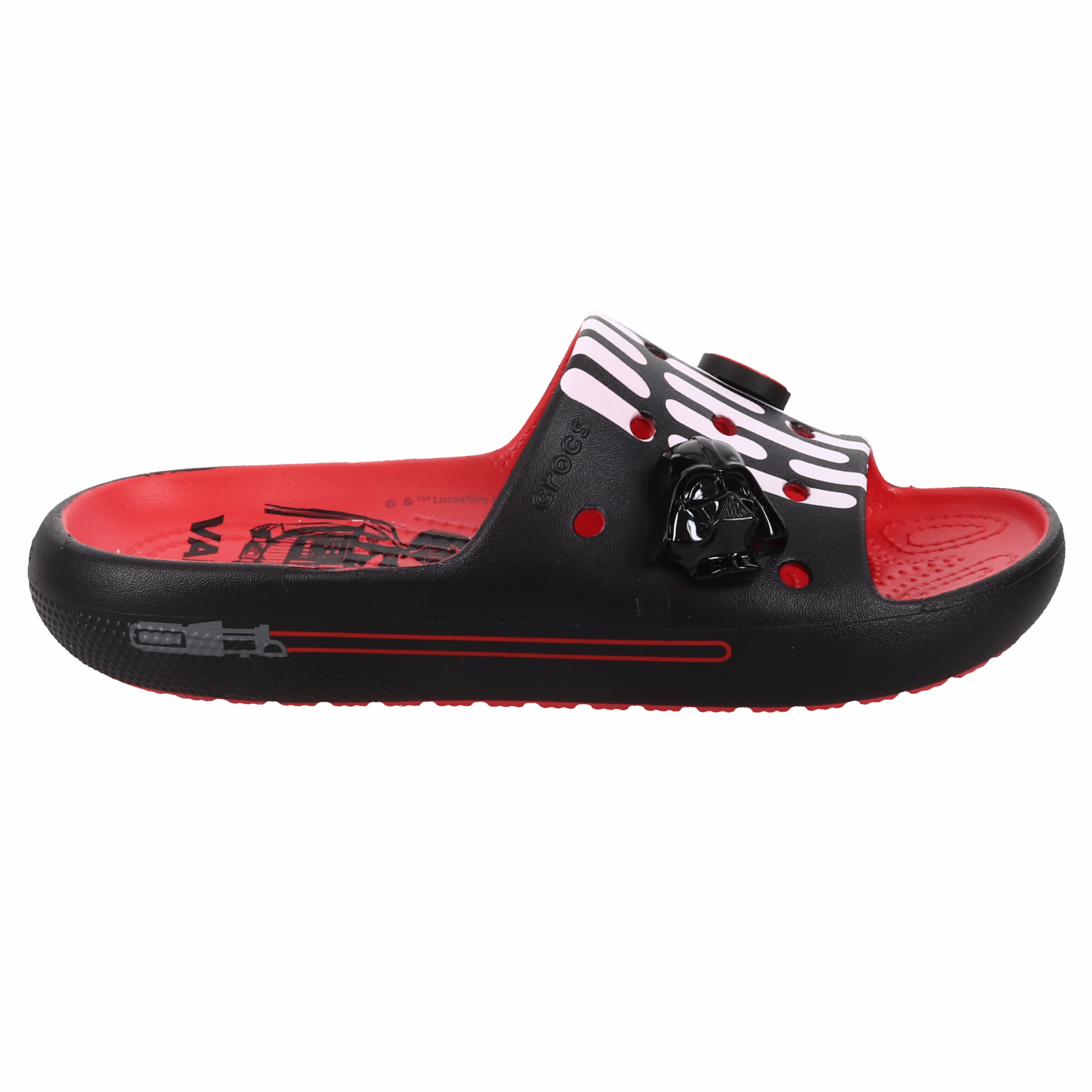Adult Darth Vader Slide V2 Slip-On Shoes