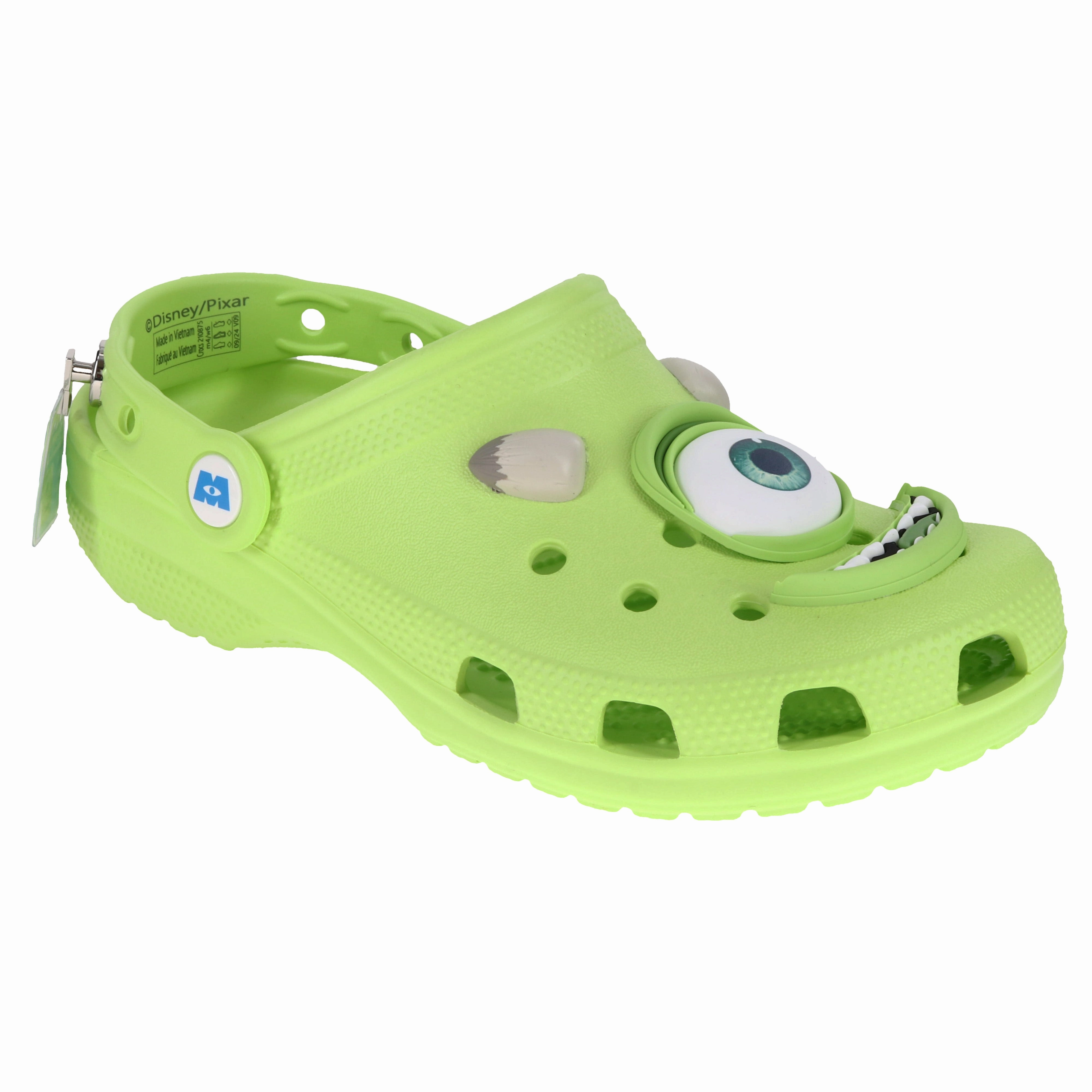 Adult Disney Monsters Inc Mike Classic Clog Slip-On Shoes