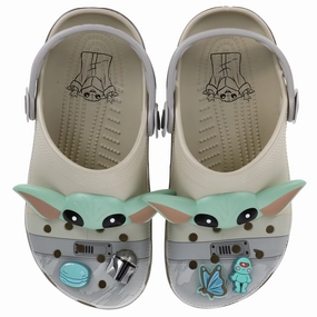 Adult Grogu Classic Clog Crocs slip-on shoes for casual use