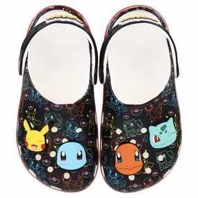 Adult Pokmon Print Classic Clog Crocs slip-on shoes for casual use