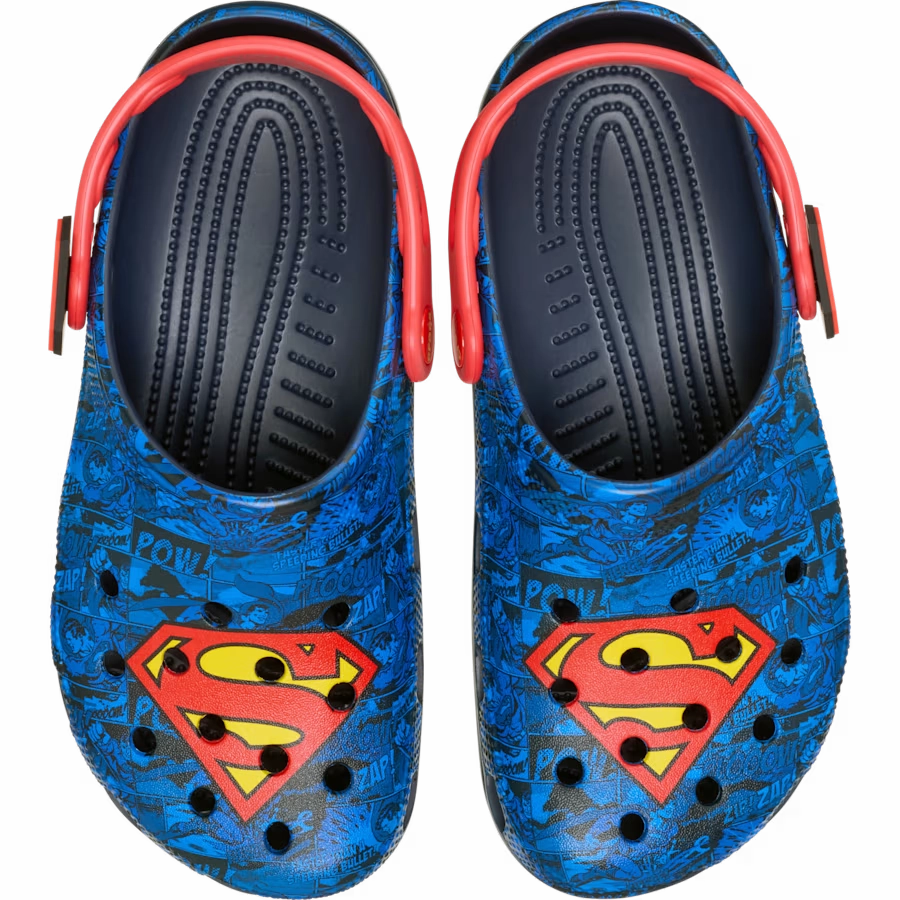 Adult Superman Classic Clog Crocs slip-on shoes for casual use