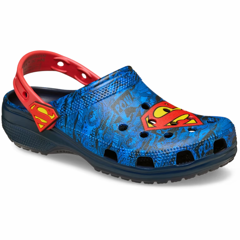 Adult Superman Classic Clog Slip-On Shoes