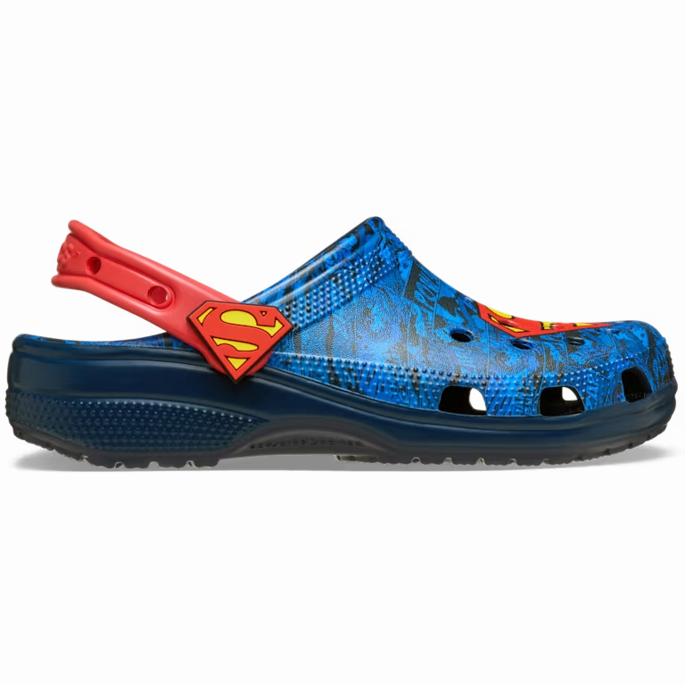 Adult Superman Classic Clog Slip-On Shoes