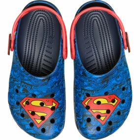 Adult Superman Classic Clog Crocs slip-on shoes for casual use