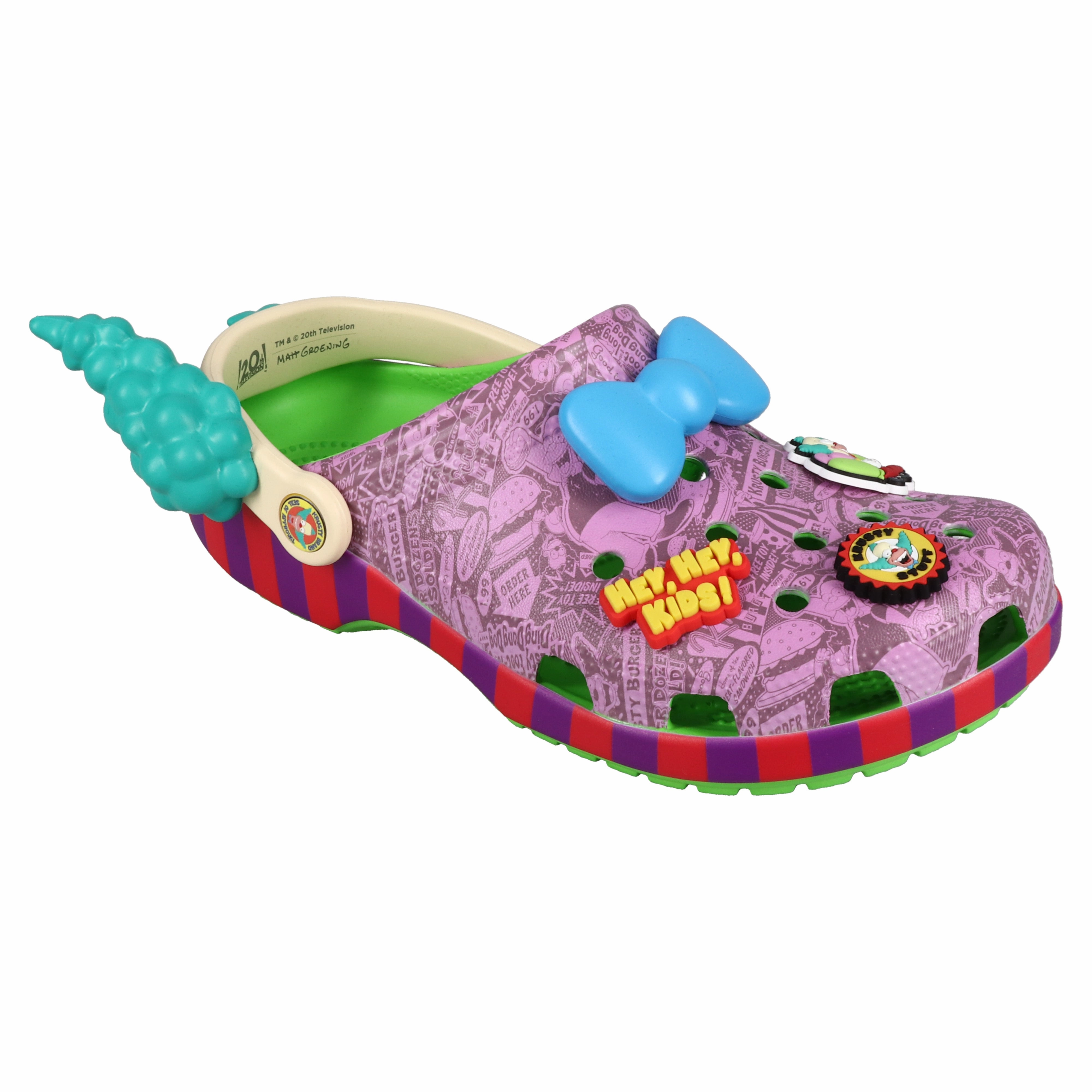 Adult The Simpsons Krusty Classic Clog Slip-On Shoes