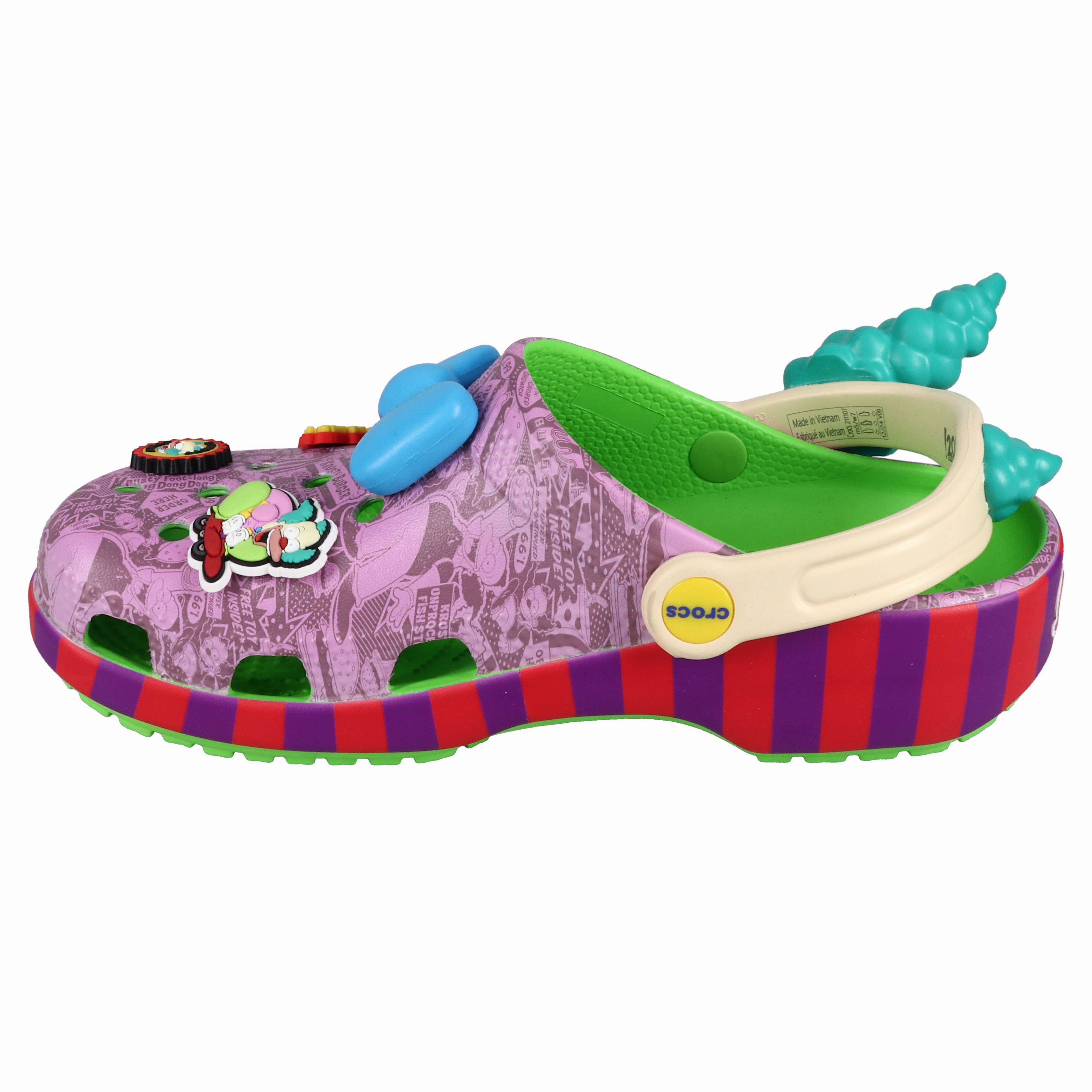 Adult The Simpsons Krusty Classic Clog Slip-On Shoes