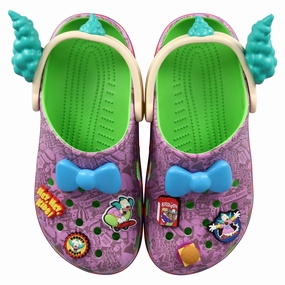 Adult The Simpsons Krusty Classic Clog Crocs slip-on shoes for casual use