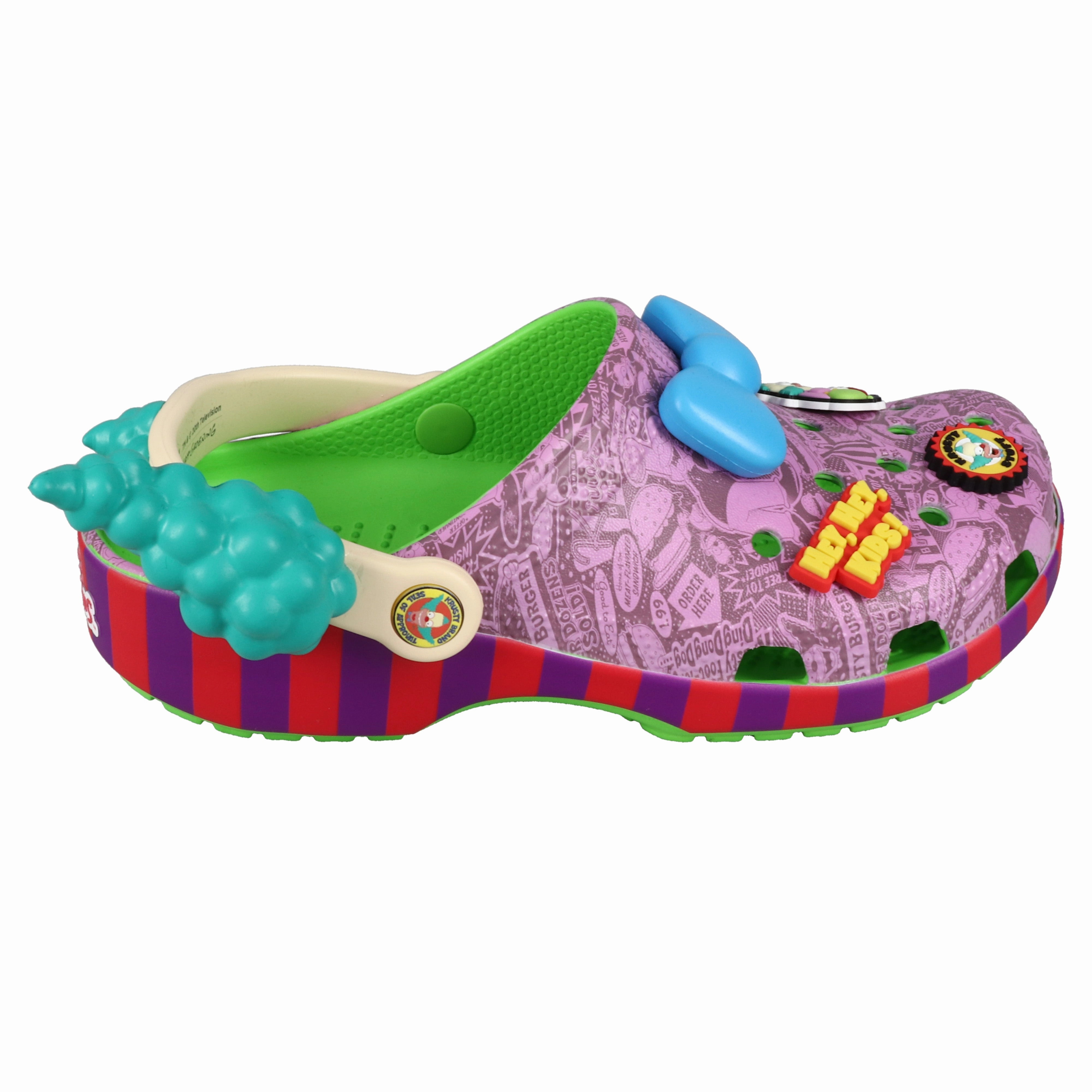 Adult The Simpsons Krusty Classic Clog Slip-On Shoes