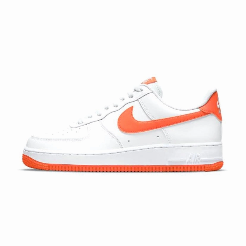 Air Force 1 Low 07 White Orange Modern Sneakers