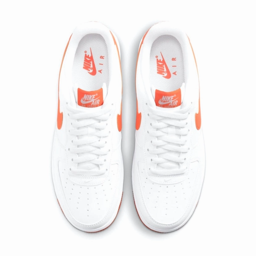 Air Force 1 Low 07 White Orange Modern Sneakers