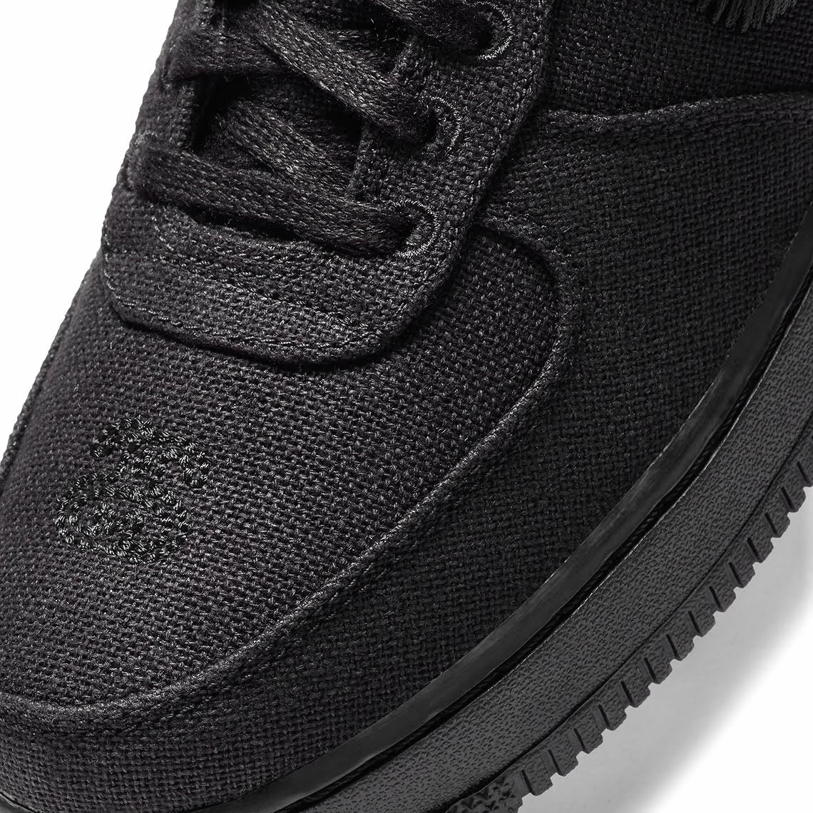 Air Force 1 Low x Stussy Black Black Modern Sneakers