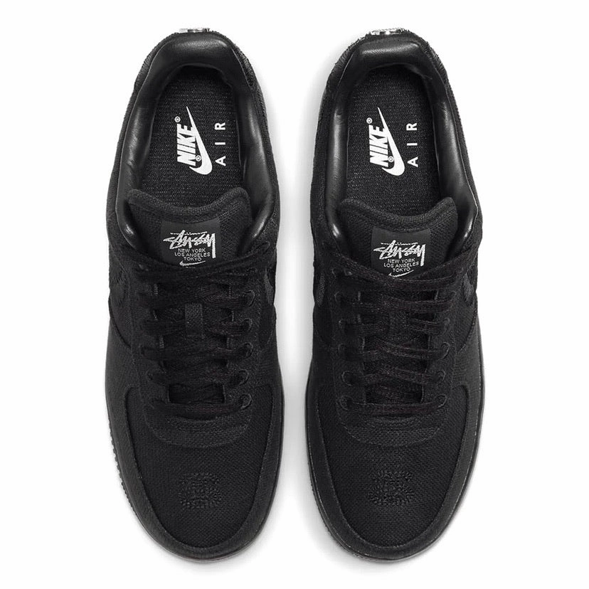 Air Force 1 Low x Stussy Black Black Modern Sneakers