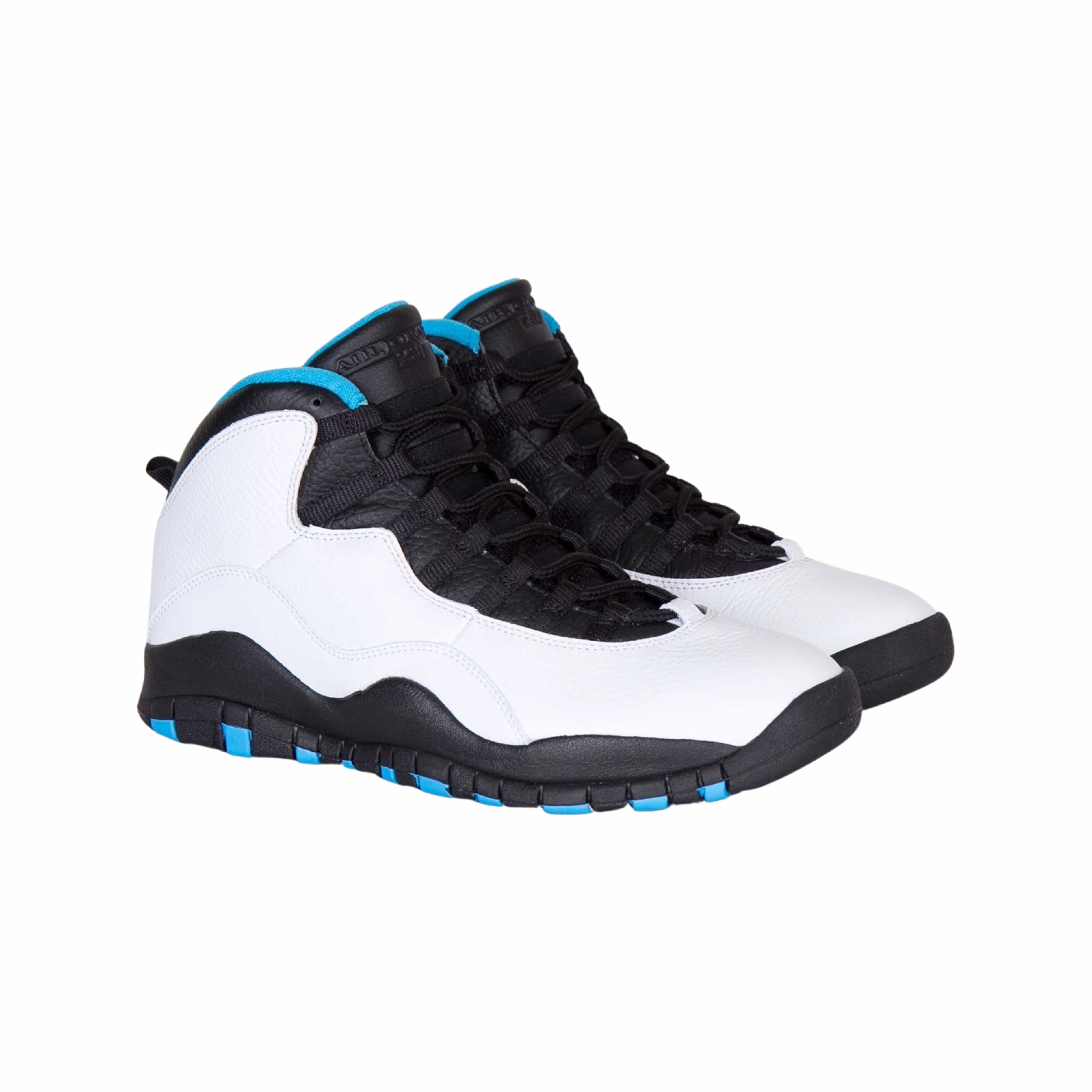 Air Jordan 10 Powder Blue White Black Basketball Shoes