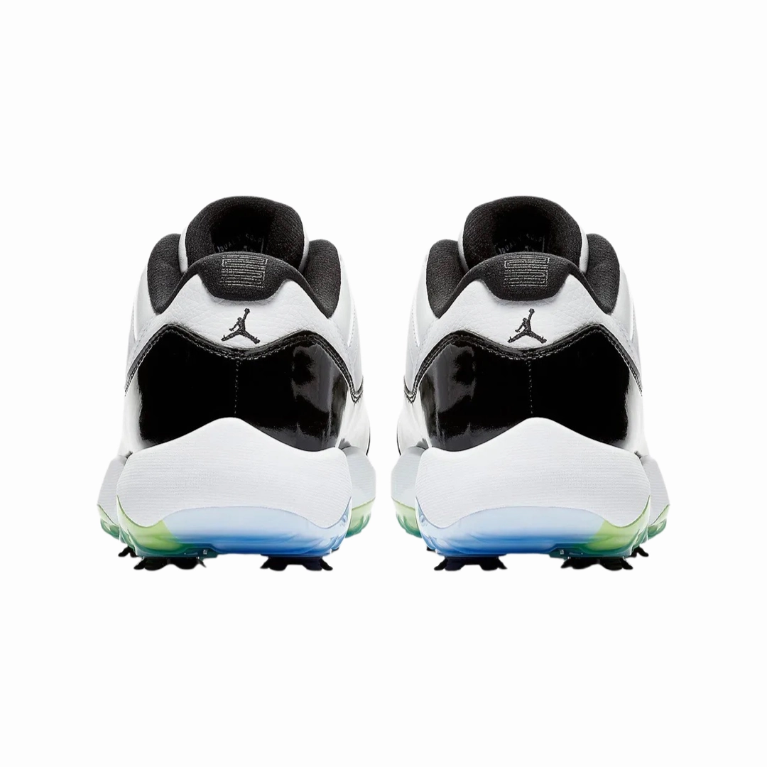 Air Jordan 11 Low Concord Golf White Black Volt Basketball Shoes