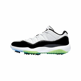 Air Jordan 11 Low Concord Golf White Black Volt Air Jordan basketball shoes with classic look