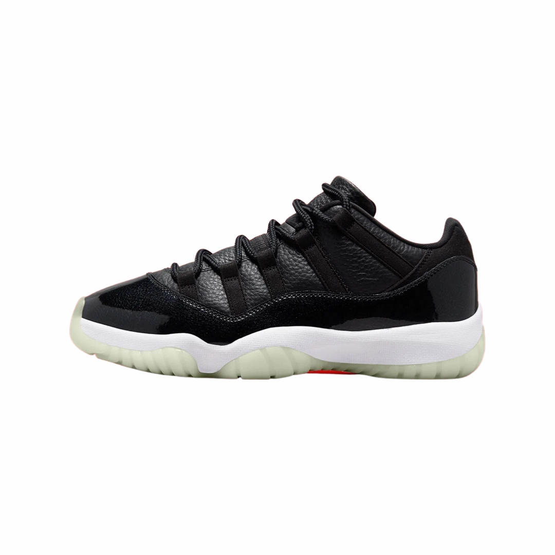 Air Jordan 11 Low Retro 72-10 Black Gym Red White Sail Basketball Shoes