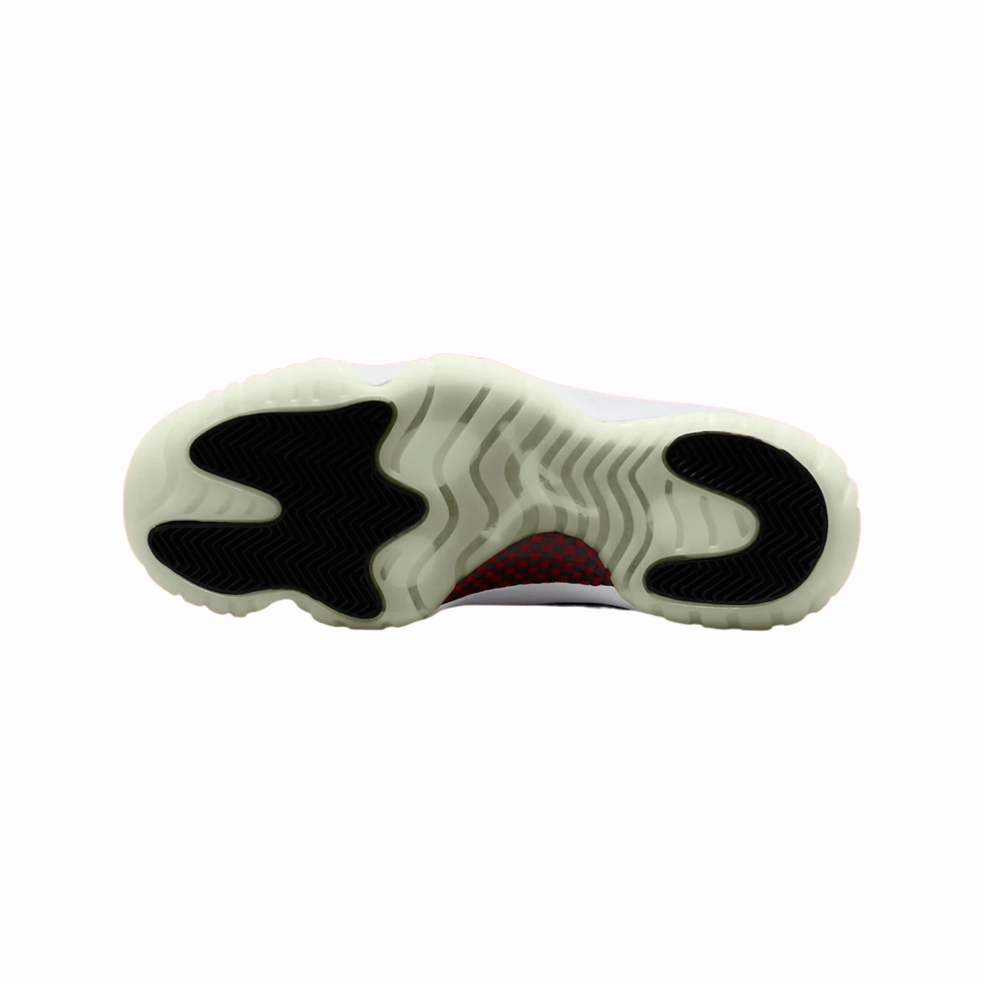 Air Jordan 11 Low Retro 72-10 Black Gym Red White Sail Basketball Shoes