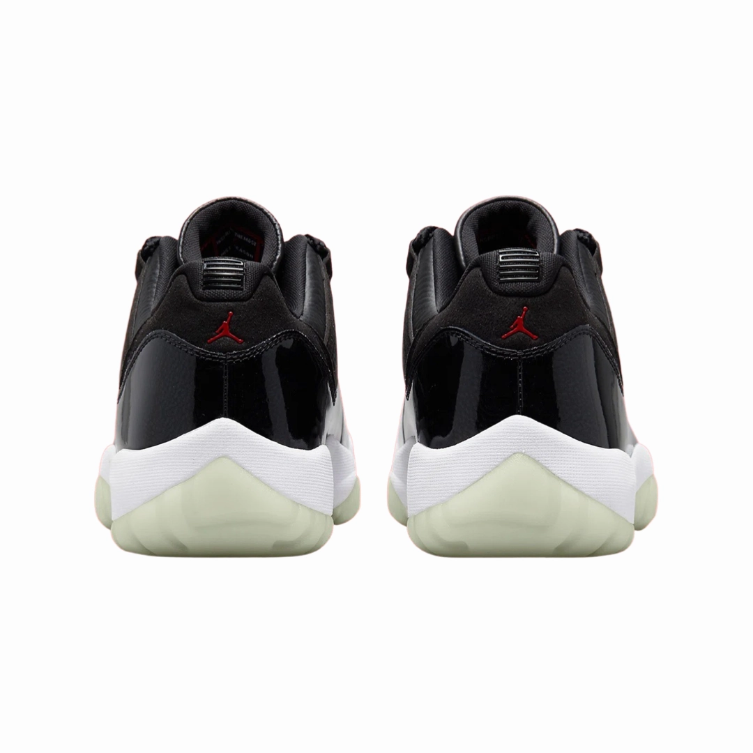 Air Jordan 11 Low Retro 72-10 Black Gym Red White Sail Basketball Shoes