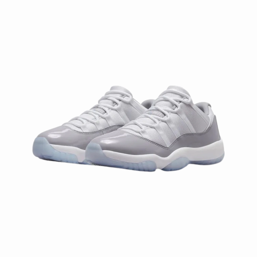 Air Jordan 11 Low White Cement Grey University Blue AV2187-140 Basketball Shoes