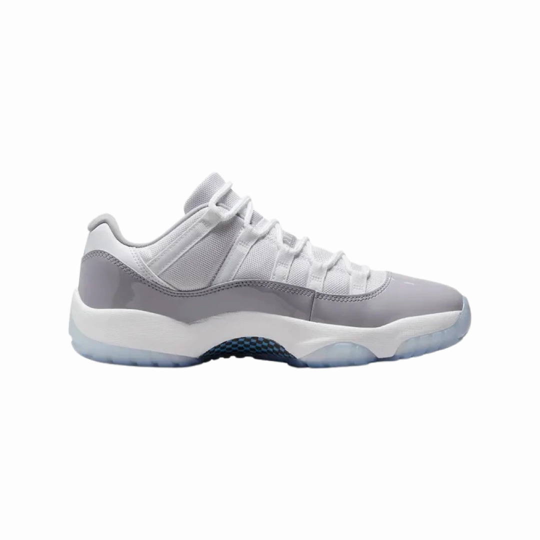 Air Jordan 11 Low White Cement Grey University Blue AV2187-140 Basketball Shoes