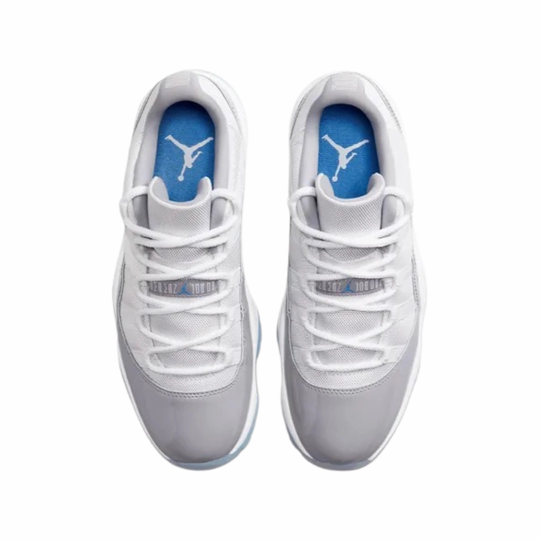 Air Jordan 11 Low White Cement Grey University Blue AV2187-140 Basketball Shoes