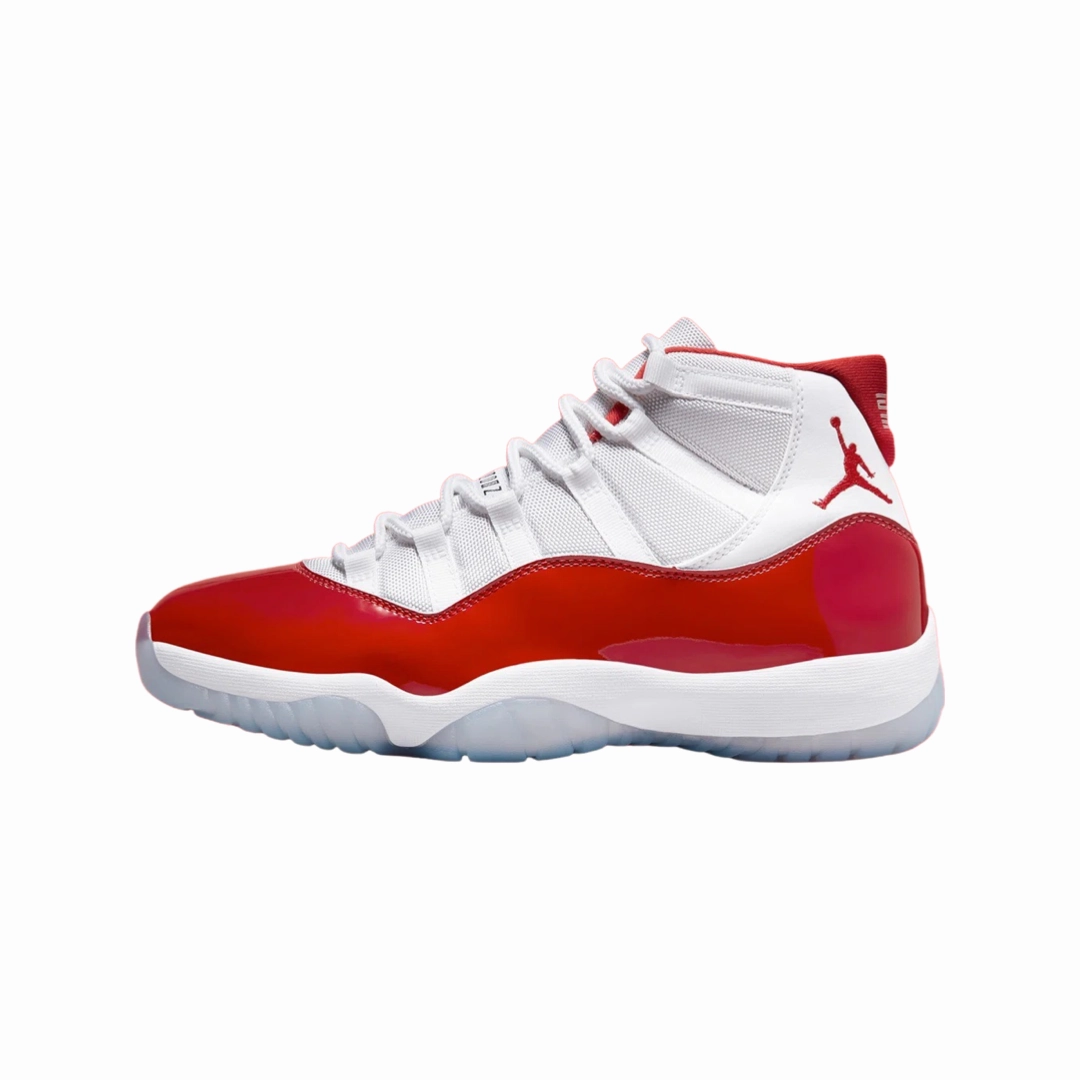 Air Jordan 11 Retro Cherry White Varsity Red Black Air Jordan basketball shoes with classic look