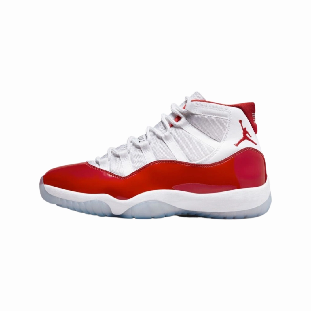 Air Jordan 11 Retro GS Cherry Varsity Red White Black Air Jordan basketball shoes with classic look