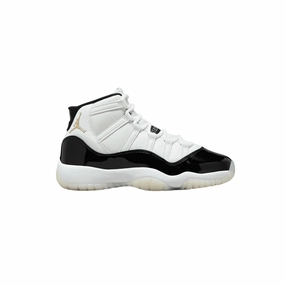 Air Jordan 11 Retro GS Gratitude Black White Metallic Gold Air Jordan basketball shoes with classic look