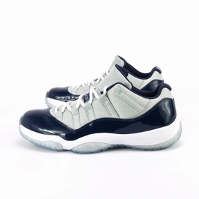 Air Jordan 11 Retro Low Georgetown Grey Mist White Midnight Navy Air Jordan retro sneakers for street style
