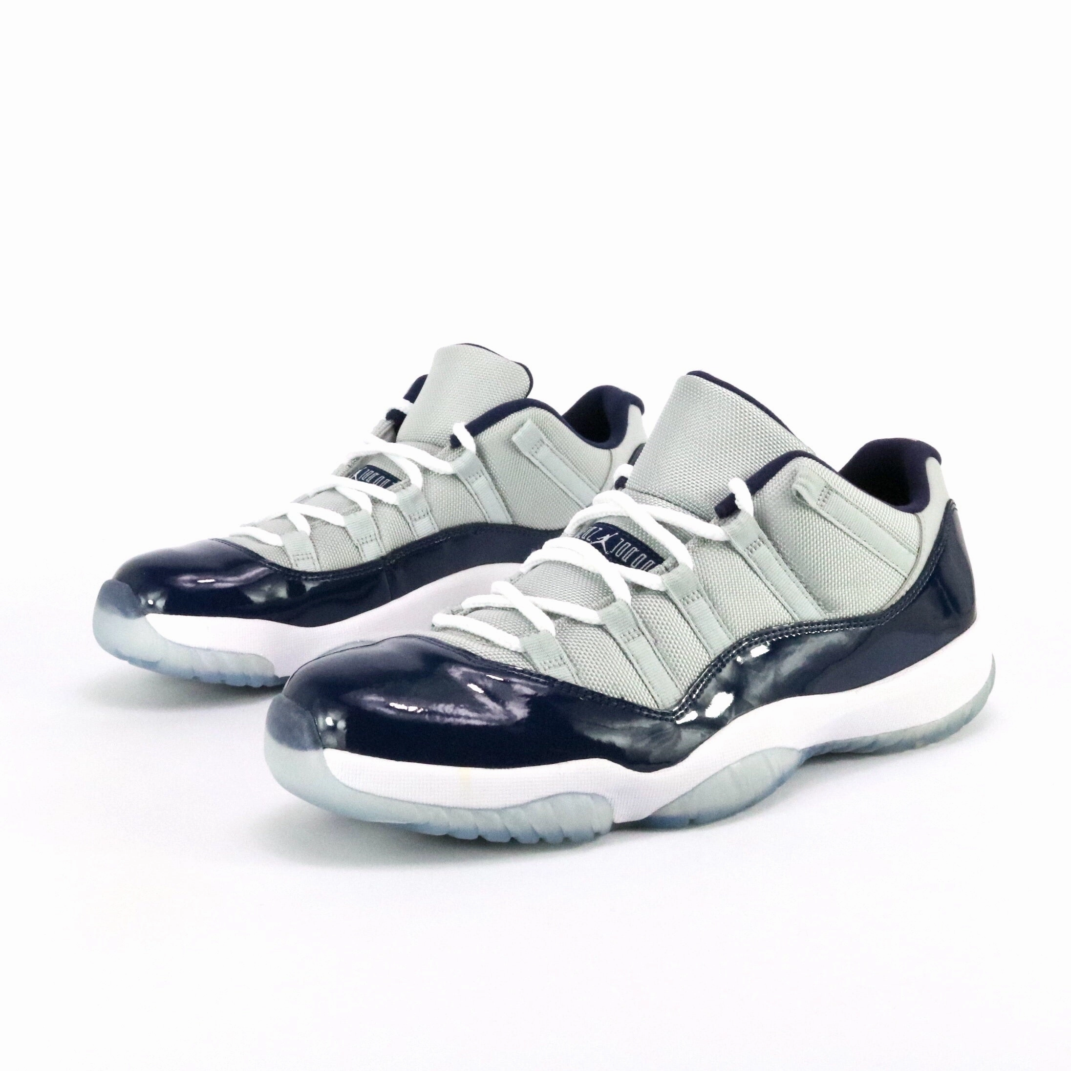 Air Jordan 11 Retro Low Georgetown Grey Mist White Midnight Navy Retro Sneakers