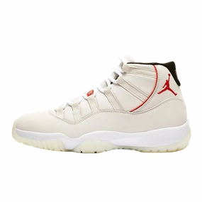 Air Jordan 11 Retro Platinum Tint Sail University Red Black Air Jordan basketball shoes with classic look