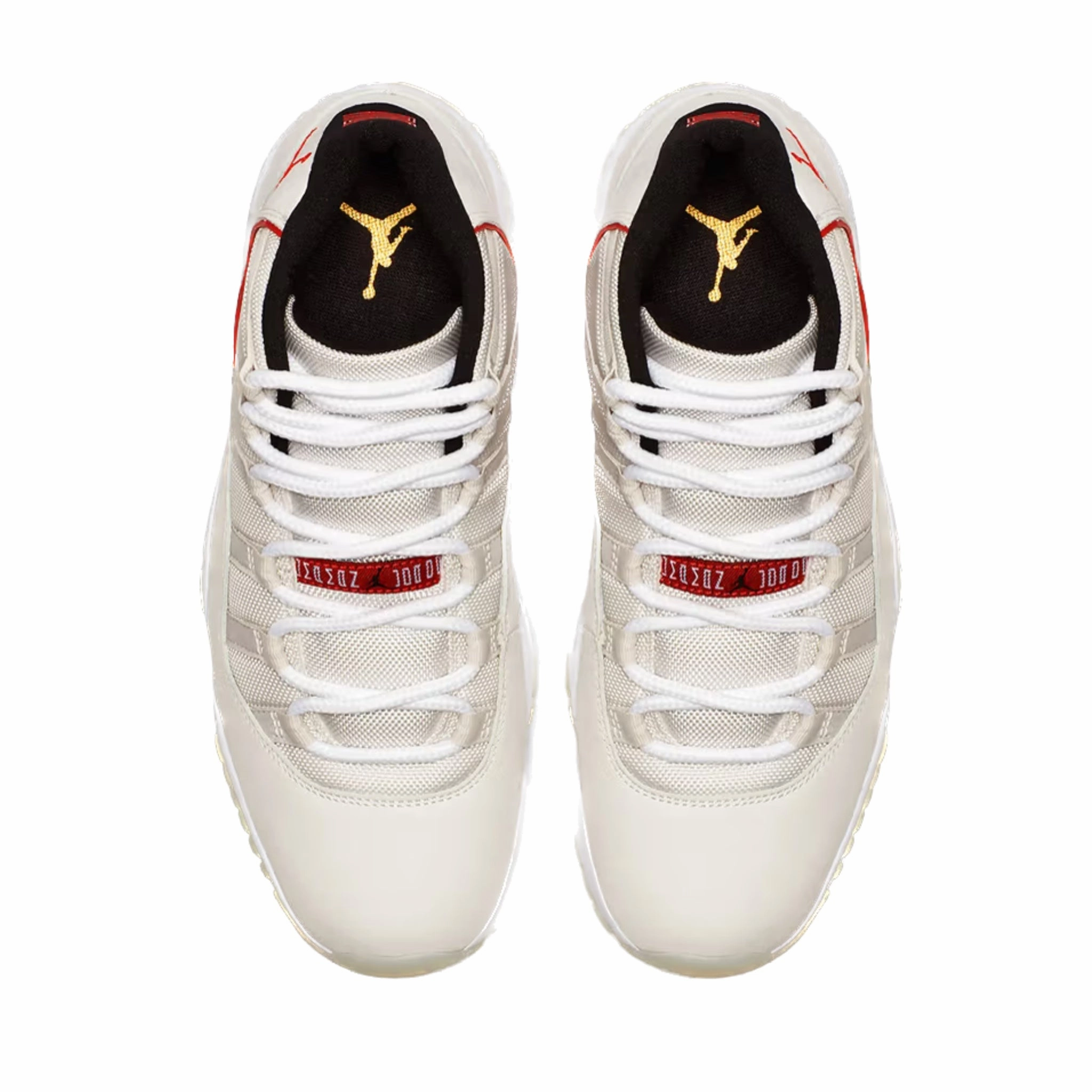 Air Jordan 11 Retro Platinum Tint Sail University Red Black Basketball Shoes