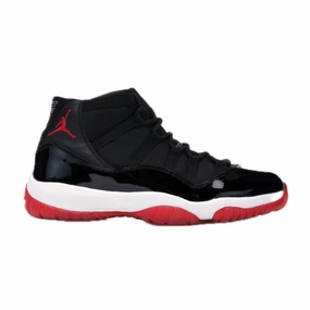 Air Jordan 11 Retro Playoffs 2001 Black True Red White Air Jordan basketball shoes with classic look