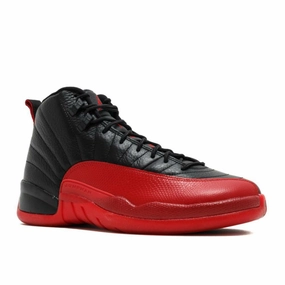 Air Jordan 12 Retro 2016 Flu Game Black Varsity Red Air Jordan retro sneakers for street style