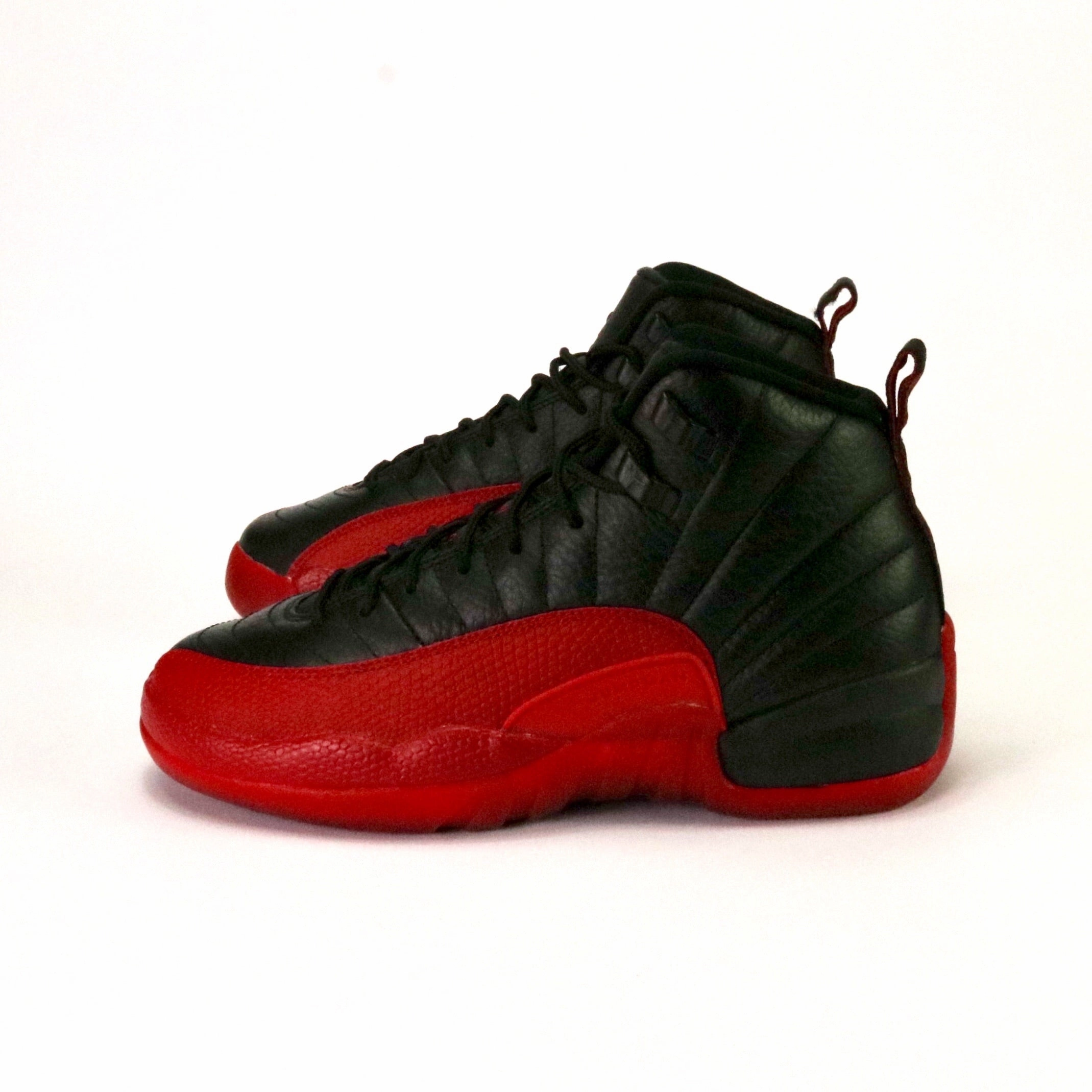 Air Jordan 12 Retro GS "Flu Game" Black Varsity Red Retro Sneakers