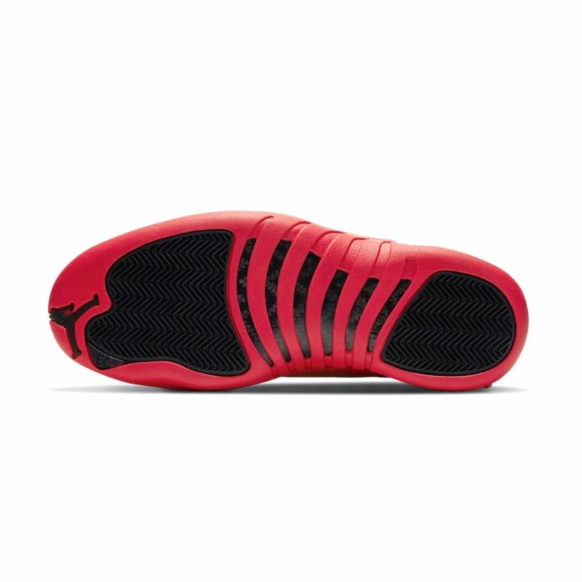 Air Jordan 12 Retro Low Superbowl Black Varsity Red Gold Retro Sneakers
