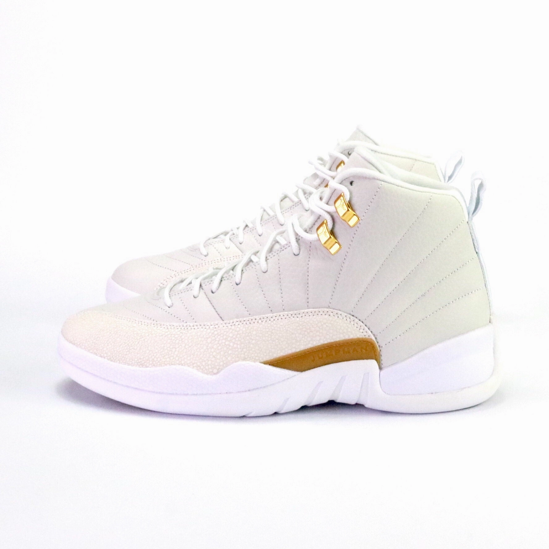 Air Jordan 12 Retro OVO White Metallic Gold White Retro Sneakers