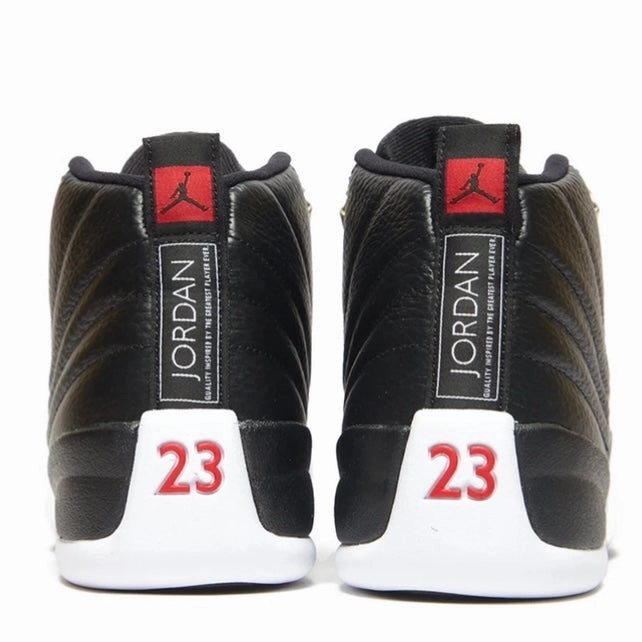 Air Jordan 12 Retro Playoff White Black Varsity Red White 2022 Basketball Shoes