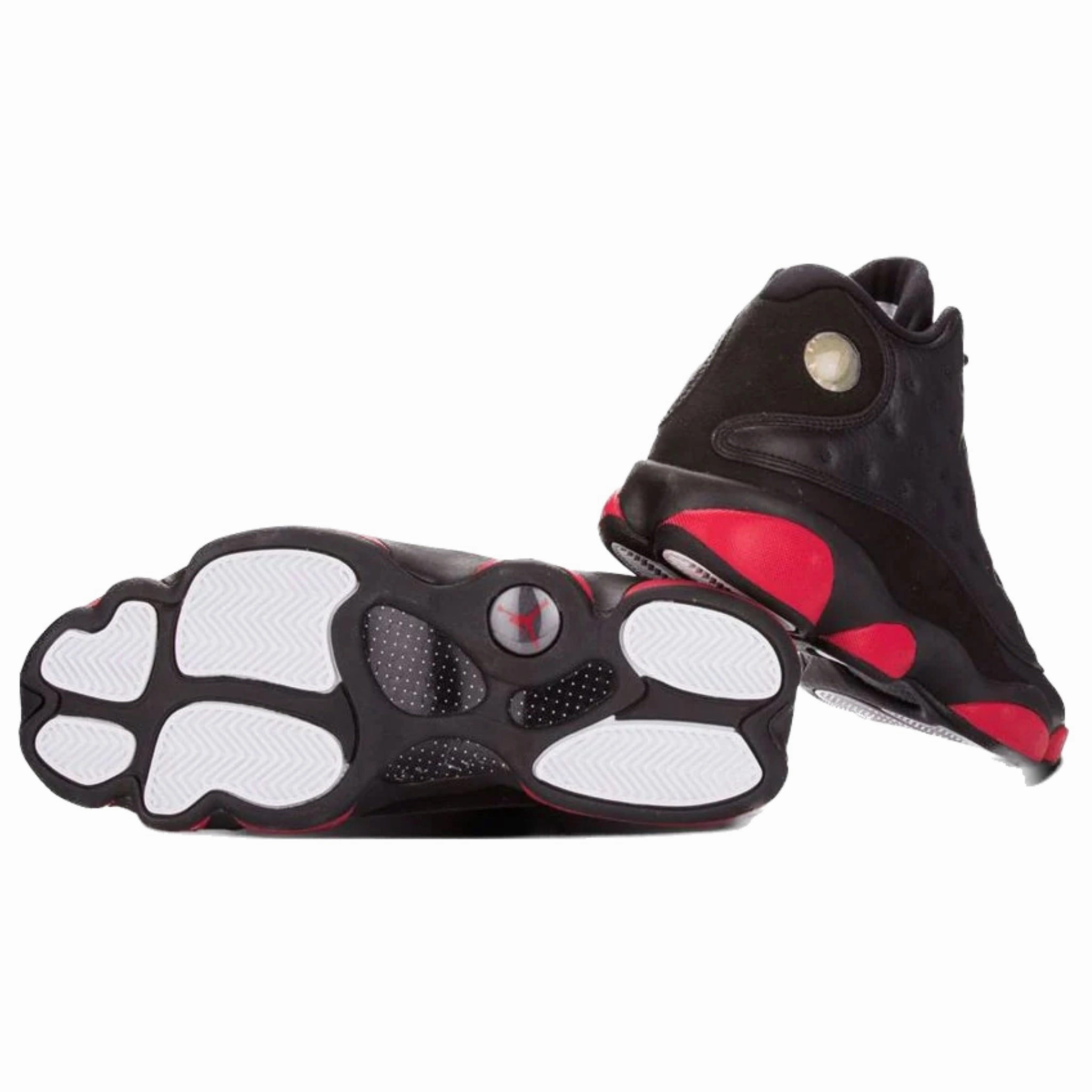 Air Jordan 13 Retro Dirty Bred Black Gym Red Black Basketball Shoes