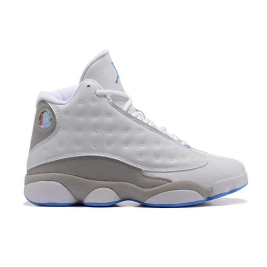 Air Jordan 13 Retro Neutral Grey University Blue Basketball Shoes