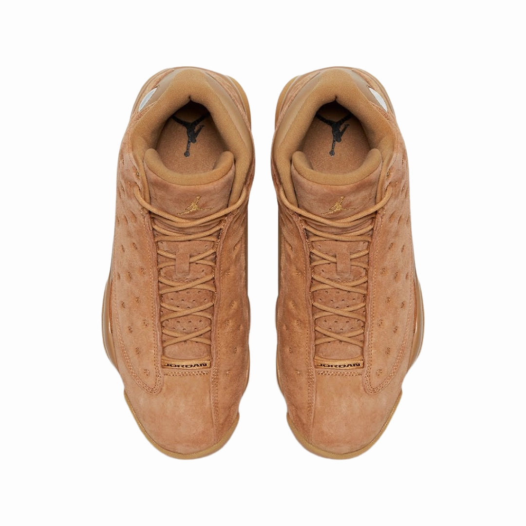 Air Jordan 13 Retro OG Wheat Elemental Gold Baroque Brown Gum 414571-705 Basketball Shoes