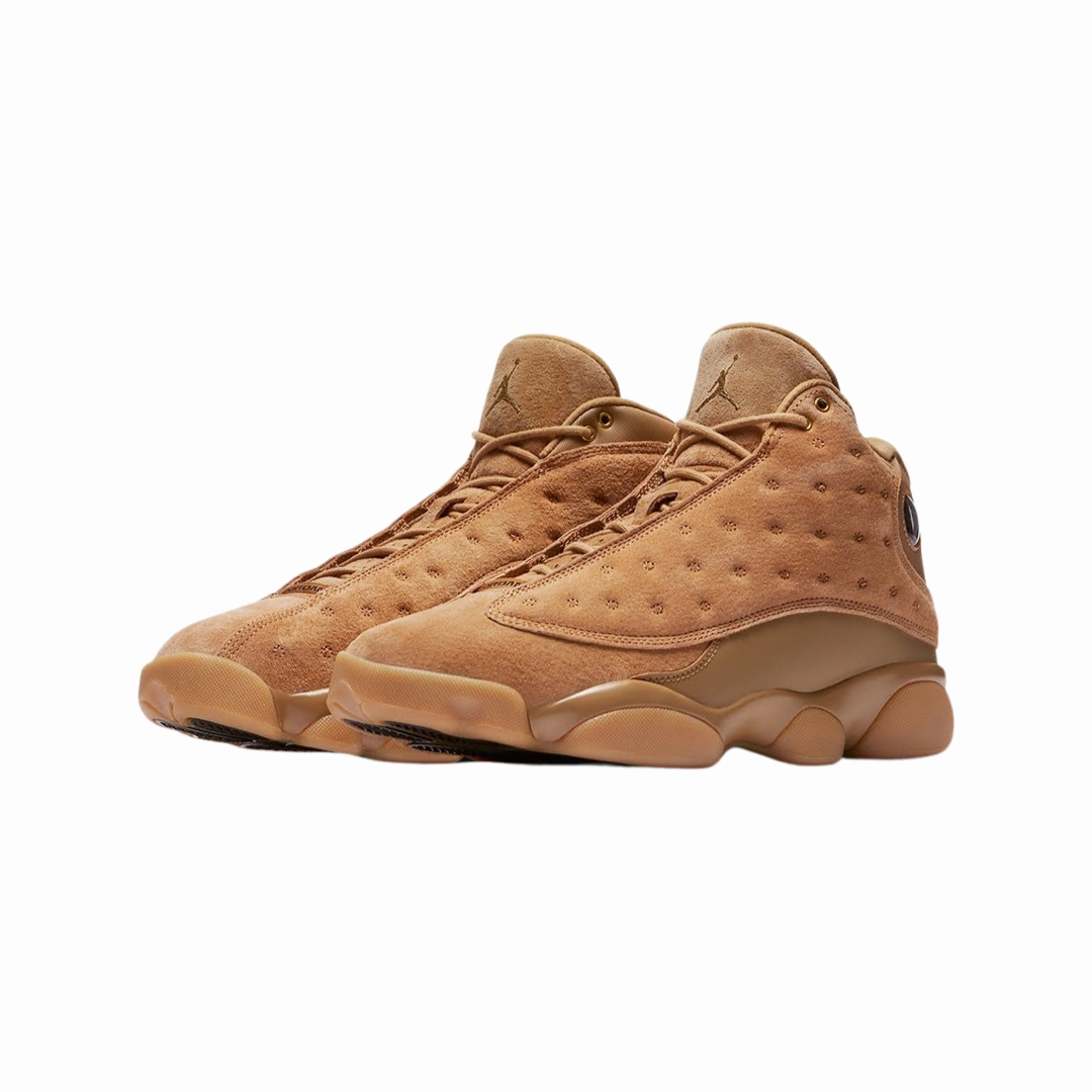 Air Jordan 13 Retro OG Wheat Elemental Gold Baroque Brown Gum 414571-705 Basketball Shoes