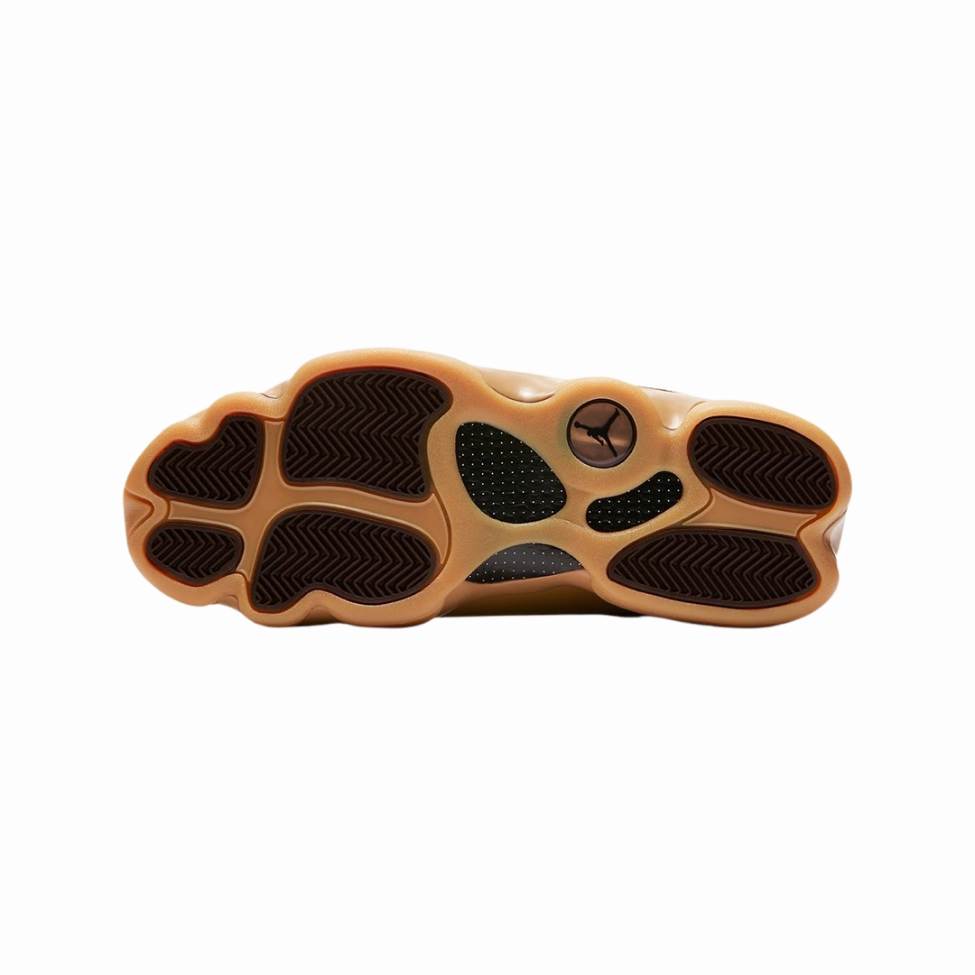 Air Jordan 13 Retro OG Wheat Elemental Gold Baroque Brown Gum 414571-705 Basketball Shoes