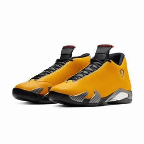 Air Jordan 14 Retro University Gold Reverse Ferrari Air Jordan retro sneakers for street style