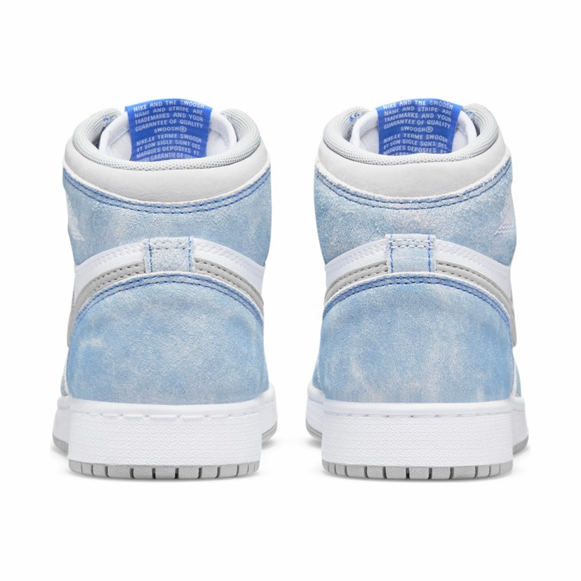 Air Jordan 1 High GS Hyper Royal Smoke Grey Retro Sneakers