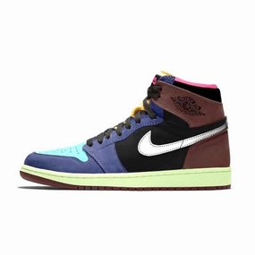 Air Jordan 1 High OG Bio Hack Baroque Brown Racer Pink Black Air Jordan retro sneakers for street style